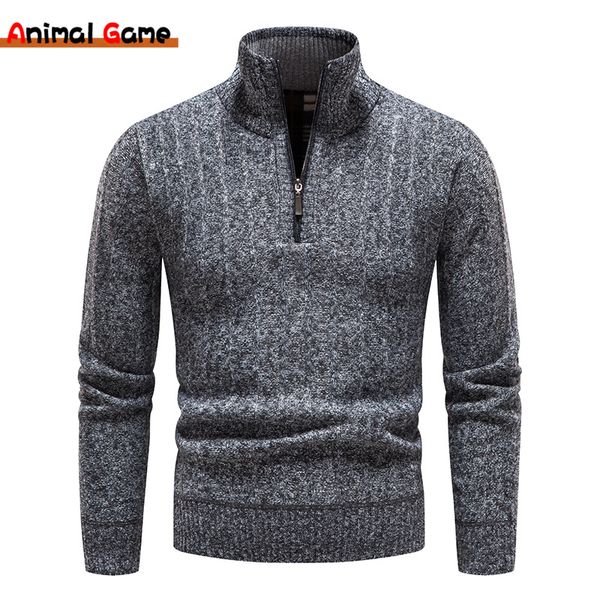 men s sweaters autumn fleece thicker sweater zipper turtleneck warm pullover quality male slim knitted wool for winter s xxl 230217, White;black
men s sweaters autumn fleece thicker sweater zipper turtleneck warm pullover quality male slim knitted wool for winter s xxl 230217, White;black