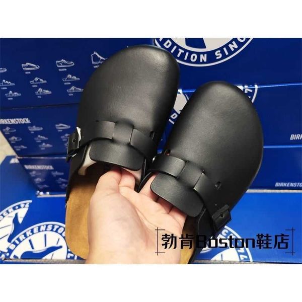 designer birkinstock slippers lazy shoes men's and women's boken leather bright leather beach cork bottom flat heel casual boken b, Black
designer birkinstock slippers lazy shoes men's and women's boken leather bright leather beach cork bottom flat heel casual boken b, Black