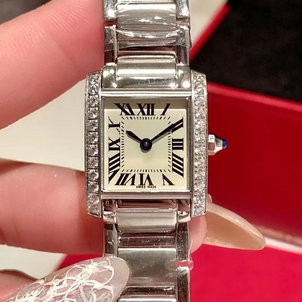 women square quartz designer watch 20*25mm stainless steel casual sport waterproof watch fashion diamond watches, Slivery;brown
women square quartz designer watch 20*25mm stainless steel casual sport waterproof watch fashion diamond watches, Slivery;brown