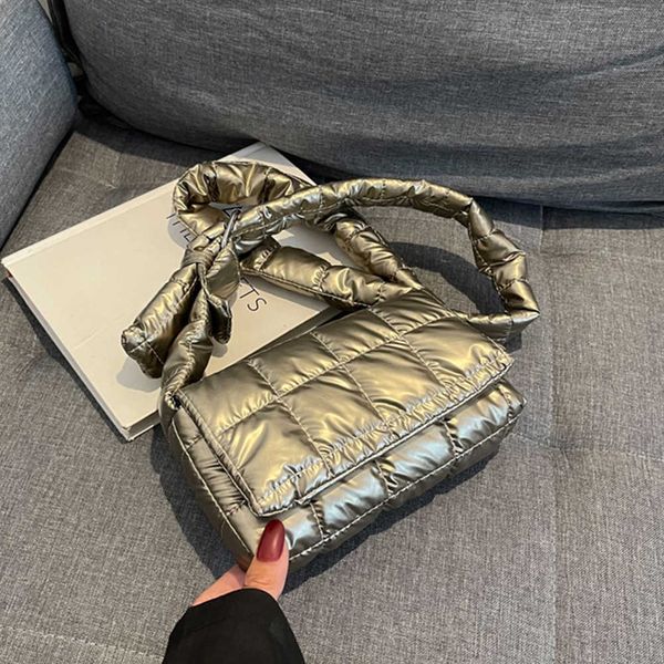 cross body winter space padded small bag women' shoulder quilted check pattern buckle design tote purse female shopping satchel y2302
cross body winter space padded small bag women' shoulder quilted check pattern buckle design tote purse female shopping satchel y2302