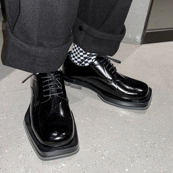 fashion thick heel mens derby shoes height increasing mens formal suit dress shoes, Black
fashion thick heel mens derby shoes height increasing mens formal suit dress shoes, Black