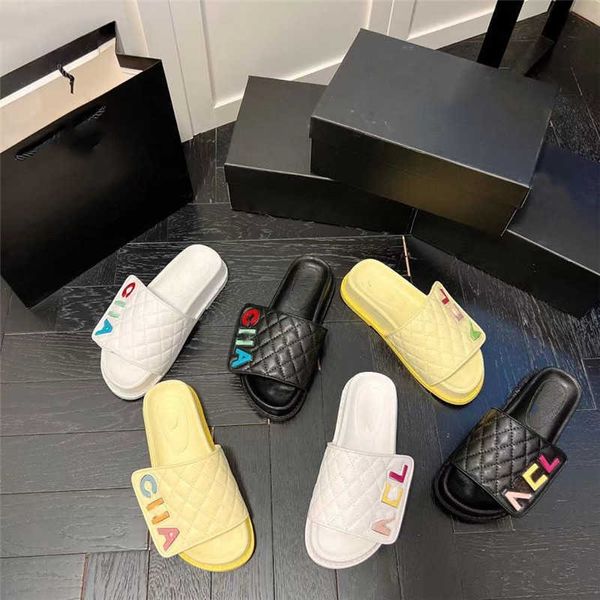 slippers copy 2023 design new style small fragrance line flat slippers women wear embroidered letters thick soled sandals, Black
slippers copy 2023 design new style small fragrance line flat slippers women wear embroidered letters thick soled sandals, Black