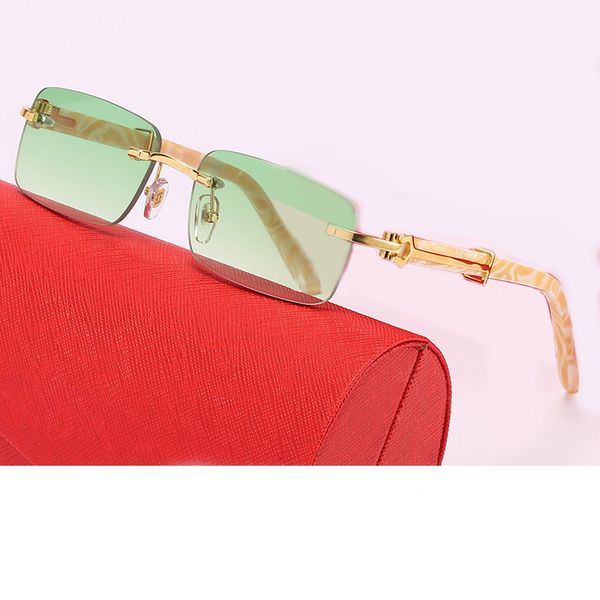 luxury glasses designer polarized men sunglasses uv protection travel fashionable rimless occhiali portable classicl womens creative shades, White;black
luxury glasses designer polarized men sunglasses uv protection travel fashionable rimless occhiali portable classicl womens creative shades, White;black