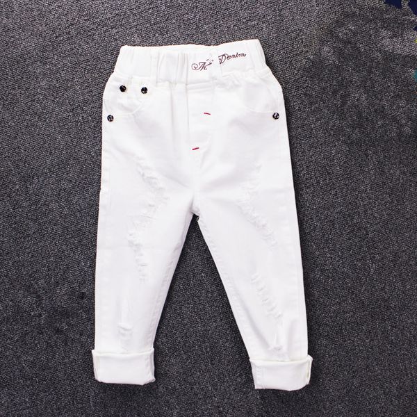 trousers spring autumn boys white jeans for girls korean version fashion slim elastic waist hole casual children's pants 230220, Blue
trousers spring autumn boys white jeans for girls korean version fashion slim elastic waist hole casual children's pants 230220, Blue