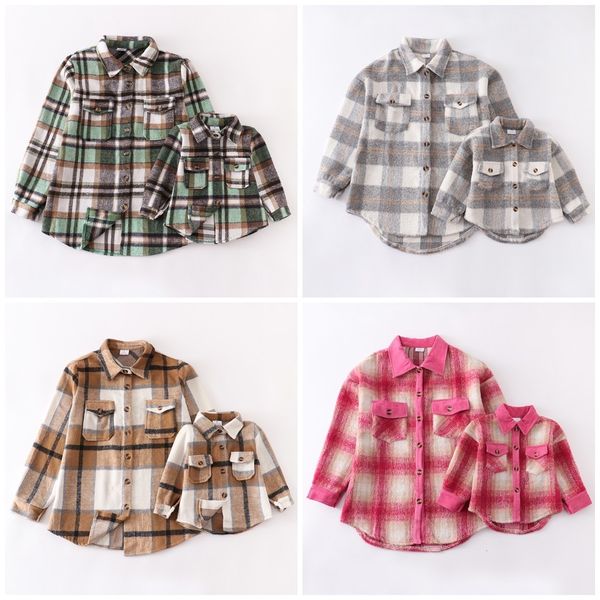 clothing sets girlymax fall winter long sleeve baby girls mommy me flannel plaid jacket shacket clothes children boutique kids 230220, White
clothing sets girlymax fall winter long sleeve baby girls mommy me flannel plaid jacket shacket clothes children boutique kids 230220, White