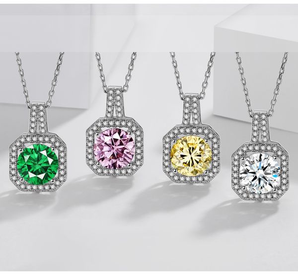 2ct ins sell princess pendant simple fashion jewelry sterling sier round cut multi color emerlad 5a zircon cz diamond women, Silver
2ct ins sell princess pendant simple fashion jewelry sterling sier round cut multi color emerlad 5a zircon cz diamond women, Silver