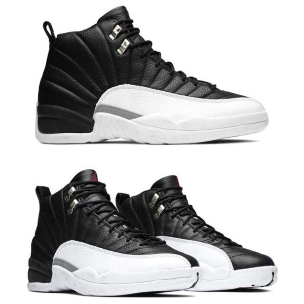 mens jumpman 12 playoffs designer basketball shoes original quality xii 12s black white outdoor sports sneakers with box size us7-13
mens jumpman 12 playoffs designer basketball shoes original quality xii 12s black white outdoor sports sneakers with box size us7-13