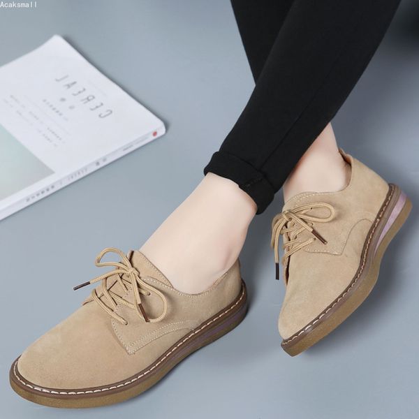 dress shoes spring suede women flats sneakers lace up boat round toe casual moccasins oxford for zapatos de mujer 230220, Black
dress shoes spring suede women flats sneakers lace up boat round toe casual moccasins oxford for zapatos de mujer 230220, Black