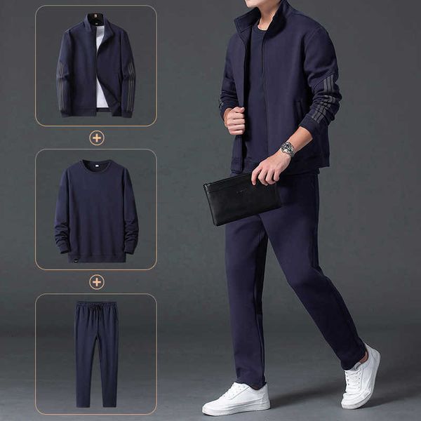 yoga clothes casual suit men's three piece business jacket sports spring and autumn sanitary pants sweater, Black;white
yoga clothes casual suit men's three piece business jacket sports spring and autumn sanitary pants sweater, Black;white