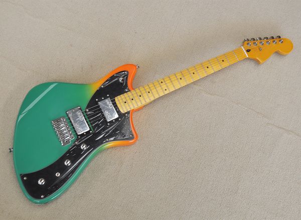 6 strings electric guitar with black pickguard yellow maple fretboard offering customized service
6 strings electric guitar with black pickguard yellow maple fretboard offering customized service