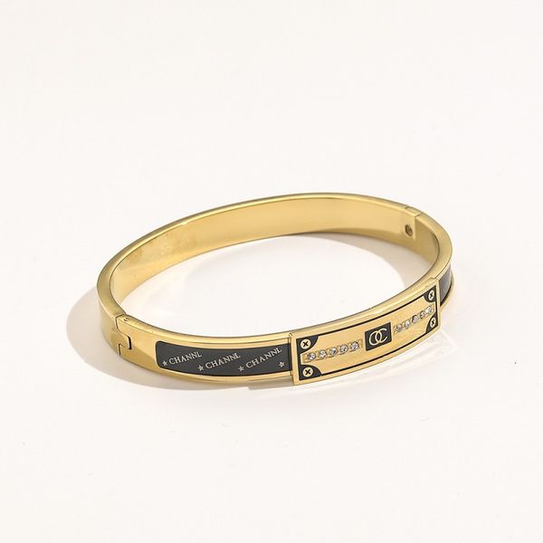 gold charm bracelet diamond love bangle women triomphes bangle clovers bracelet designer jewelry double letters mens luxury style buckle ban, Black
gold charm bracelet diamond love bangle women triomphes bangle clovers bracelet designer jewelry double letters mens luxury style buckle ban, Black