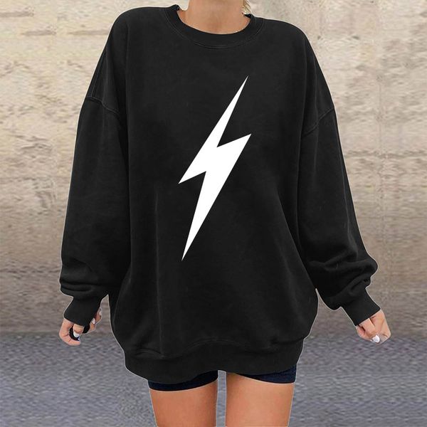 womens hoodies sweatshirts lightning print harajuku dropshoulder women sweatshirts crewneck autumn winter sweatshirt for women clothes molet, Black
womens hoodies sweatshirts lightning print harajuku dropshoulder women sweatshirts crewneck autumn winter sweatshirt for women clothes molet, Black