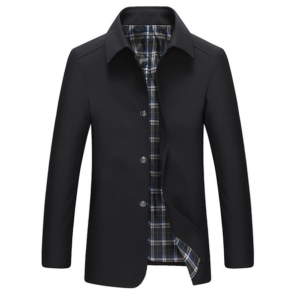 mens jackets spring autumn men's business mid-length jacket coat men casual lapel outerwear non-iron male jackt jaquet, Black;brown
mens jackets spring autumn men's business mid-length jacket coat men casual lapel outerwear non-iron male jackt jaquet, Black;brown