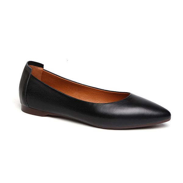 dress shoes genuine leather flats work spring summer women's cow pointed toe soft bottum black size 41 230220
dress shoes genuine leather flats work spring summer women's cow pointed toe soft bottum black size 41 230220