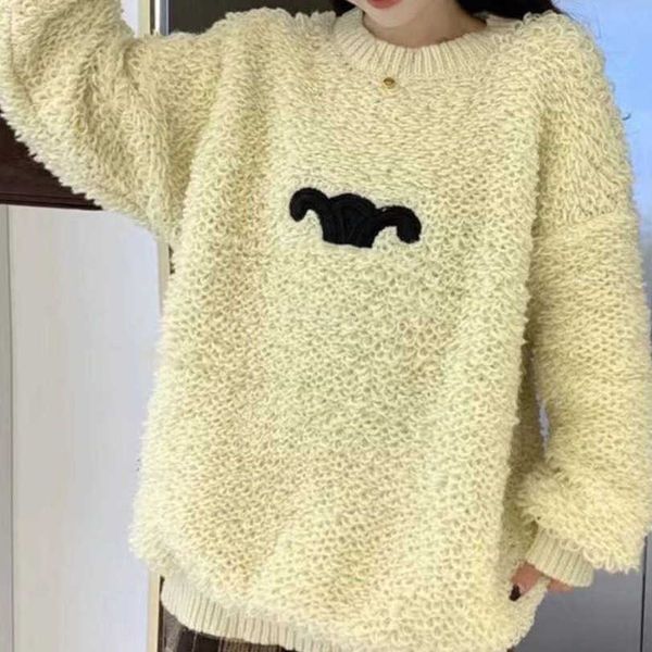 23ss brand designer ce terry pullover embroidery sweater fashion womens clothing new autumn winter models a1, White;black
23ss brand designer ce terry pullover embroidery sweater fashion womens clothing new autumn winter models a1, White;black