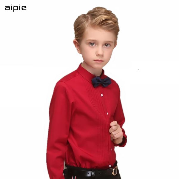 tshirts good quality children boy's shirts classic england style with tie solid cotton kids shirts for 414 year boy 230220, Blue
tshirts good quality children boy's shirts classic england style with tie solid cotton kids shirts for 414 year boy 230220, Blue