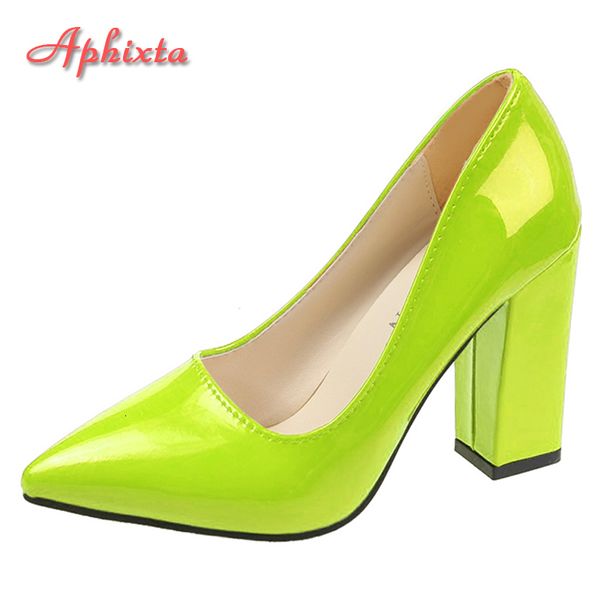 dress shoes aphixta 10cm square heels pumps women patent leather wedding party official leisure super big szie 3150 230220, Black
dress shoes aphixta 10cm square heels pumps women patent leather wedding party official leisure super big szie 3150 230220, Black