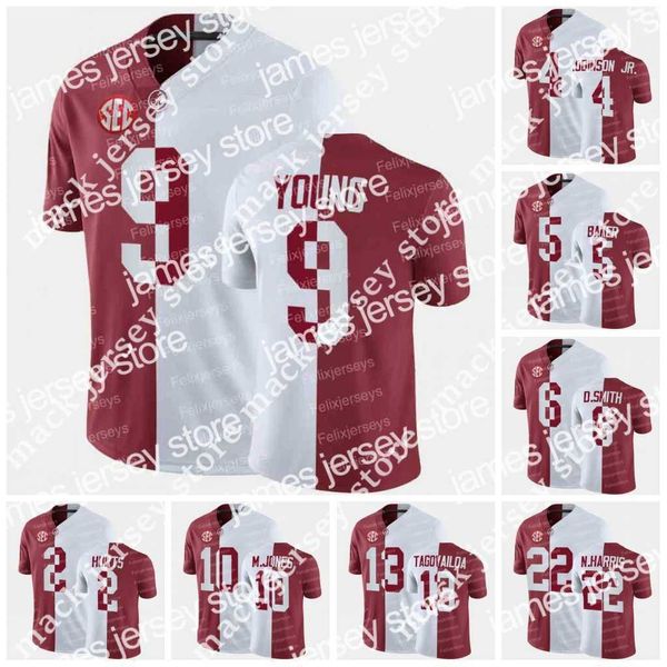 american college football wear bryce young alabama crimson tide split ncaa college football jersey jameson williams brian robinson jr. tua, Black
american college football wear bryce young alabama crimson tide split ncaa college football jersey jameson williams brian robinson jr. tua, Black