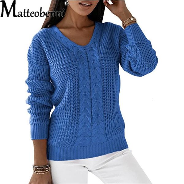 women s sweaters fashion v neck knitting twist sweater solid color long sleeve casual pullover jumper winter warm slim fit female 22 230217, White;black
women s sweaters fashion v neck knitting twist sweater solid color long sleeve casual pullover jumper winter warm slim fit female 22 230217, White;black