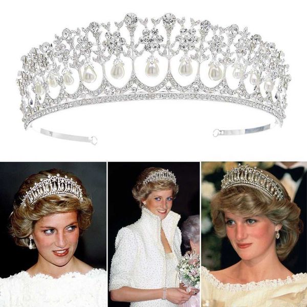 tiaras vintage royal pearl wedding crown princess diana tiara bridal hair accessory z0220, White;golden
tiaras vintage royal pearl wedding crown princess diana tiara bridal hair accessory z0220, White;golden