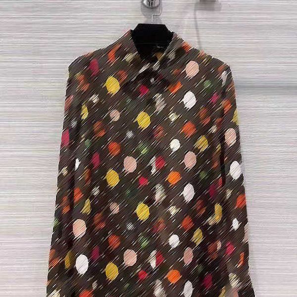 23ss designer brand women color printed long-sleeved shirt full print logo shirts womens clothing coat, White
23ss designer brand women color printed long-sleeved shirt full print logo shirts womens clothing coat, White