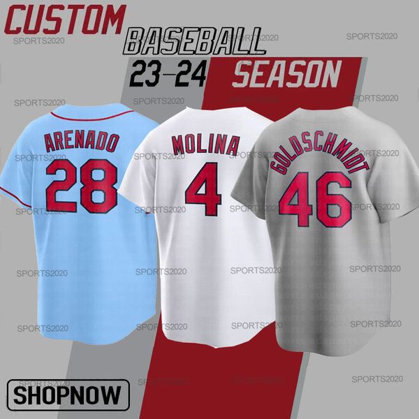 2023 custom 28 nolan arenado jersey 5 albert pujols 4 yadier molina 19 tommy edman lars nootbaar 13 juan yepez 46 paul goldschmidt 53 andre, Blue;black
2023 custom 28 nolan arenado jersey 5 albert pujols 4 yadier molina 19 tommy edman lars nootbaar 13 juan yepez 46 paul goldschmidt 53 andre, Blue;black