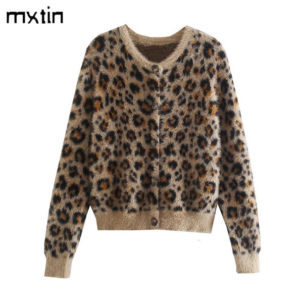 women s knits tees women autumn fashion leopard cardigan knit sweater vintage o neck faux fur single breasted female outerwear chic 230220, White
women s knits tees women autumn fashion leopard cardigan knit sweater vintage o neck faux fur single breasted female outerwear chic 230220, White