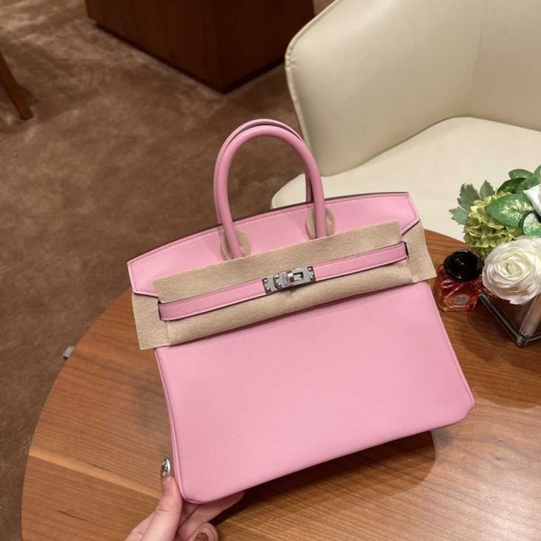 herms birkin handmade wax wrapped and sewn bag made by h family birkin25 cherry blossom pink silver button original genuine leather women�
herms birkin handmade wax wrapped and sewn bag made by h family birkin25 cherry blossom pink silver button original genuine leather women�