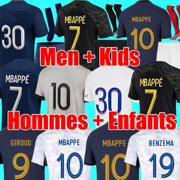player 30 10 mbappe 7 soccer jerseys hakimi sergio ramos sanches french psgs 22 23 maillots football shirt 2022 2023 men kids kit sets, Black;yellow
player 30 10 mbappe 7 soccer jerseys hakimi sergio ramos sanches french psgs 22 23 maillots football shirt 2022 2023 men kids kit sets, Black;yellow