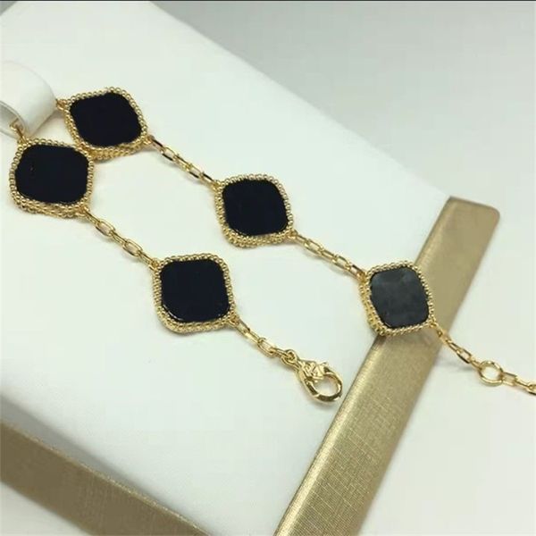 designer multicolour charms bracelet gold plated men chains jewelry bracelets designer for women aesthetic stainless steel clover bracelets, Golden;silver
designer multicolour charms bracelet gold plated men chains jewelry bracelets designer for women aesthetic stainless steel clover bracelets, Golden;silver