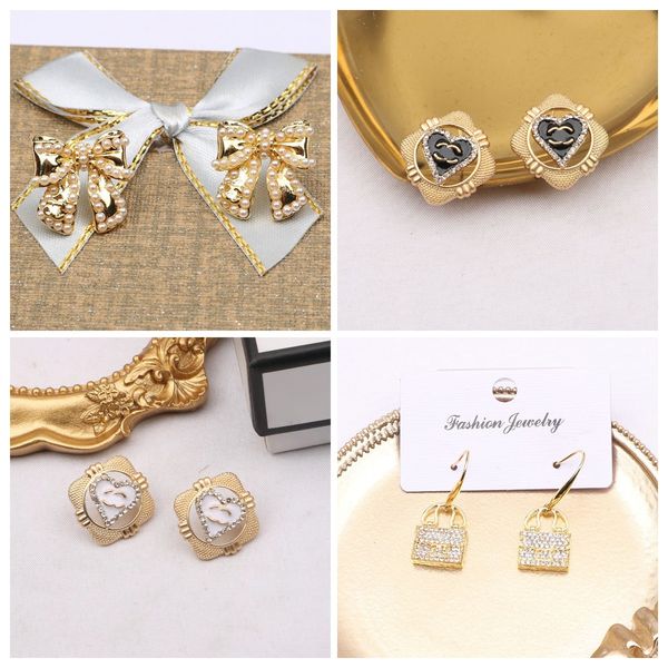 3colors designer earrings ear stud designers brand 18k gold plated geometry letters fashion women earring wedding party jewerlry classic sty, Golden;silver
3colors designer earrings ear stud designers brand 18k gold plated geometry letters fashion women earring wedding party jewerlry classic sty, Golden;silver