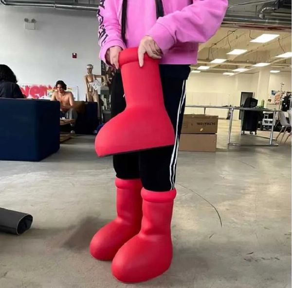 2023 mschf men women rain boots designers big red boot thick bottom non-slip booties rubber platform bootie fashion astro boy bootes size, Black
2023 mschf men women rain boots designers big red boot thick bottom non-slip booties rubber platform bootie fashion astro boy bootes size, Black