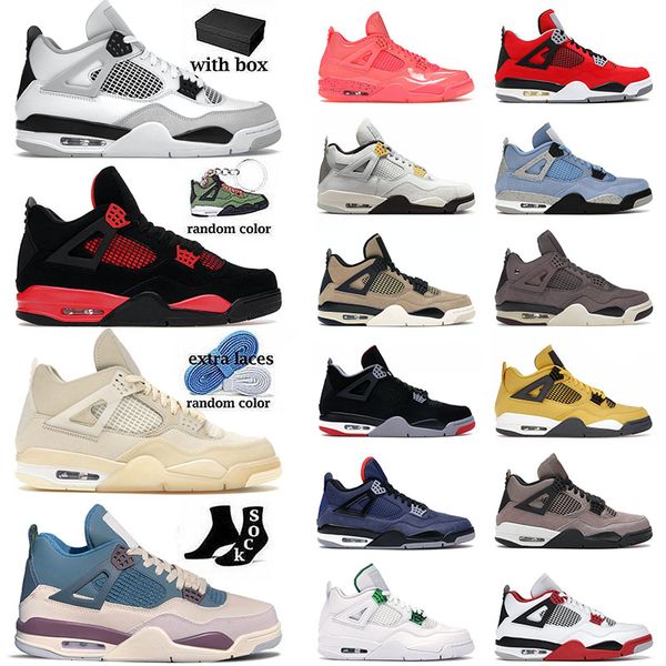 4 4s iv athletic basketball shoes jumpman military black off sail red thunder pn dust university blue white oreo kaws grey outdoor trainers
4 4s iv athletic basketball shoes jumpman military black off sail red thunder pn dust university blue white oreo kaws grey outdoor trainers