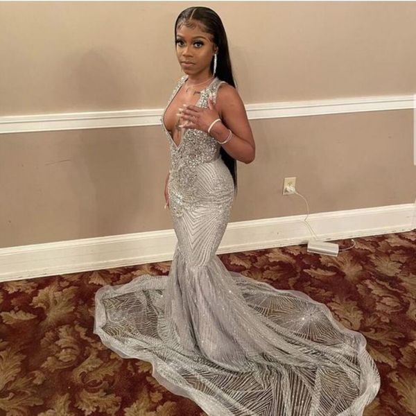 luxury silver prom dress 2023 for black girls aso ebi sweet 16 birthday sequin beaded mermaid evening dress deep v neck formal occasion afri
luxury silver prom dress 2023 for black girls aso ebi sweet 16 birthday sequin beaded mermaid evening dress deep v neck formal occasion afri