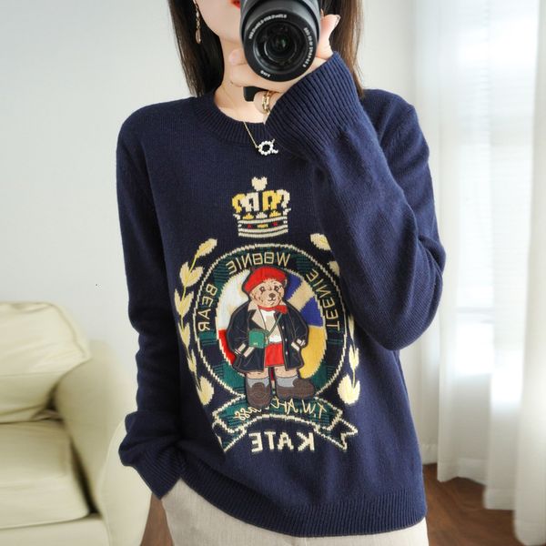 women's sweaters autumn winter oversized cashmere sweater women thick casual loosefitting pullovers female little bear pattern jumpers, White;black
women's sweaters autumn winter oversized cashmere sweater women thick casual loosefitting pullovers female little bear pattern jumpers, White;black