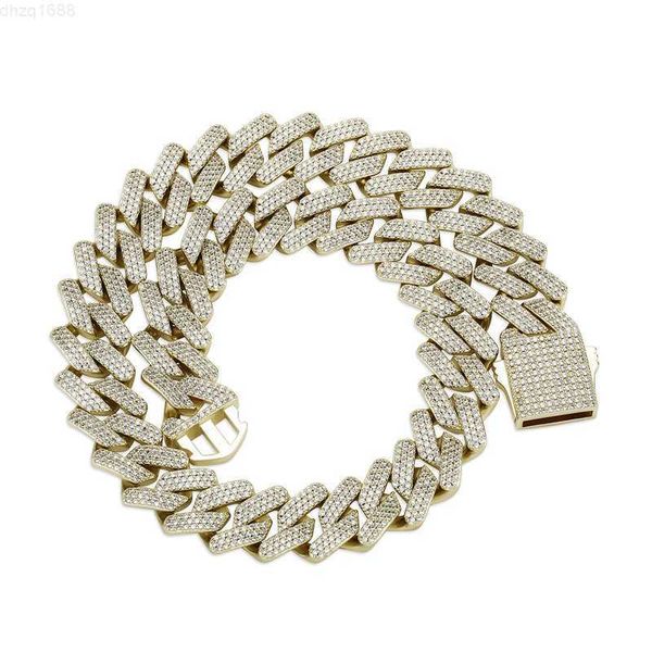 18mm cuban link chains iced out zirconia prong necklace gold silver plated micro pave lab diamond hip hop jewelry
18mm cuban link chains iced out zirconia prong necklace gold silver plated micro pave lab diamond hip hop jewelry