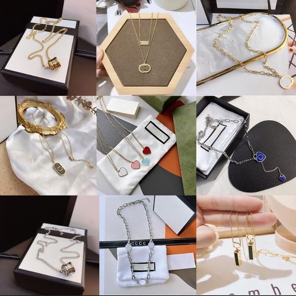 20style luxury design necklace 18k gold plated stainless steel necklaces choker letter pendant fashion women wedding jewelry accessories, Silver
20style luxury design necklace 18k gold plated stainless steel necklaces choker letter pendant fashion women wedding jewelry accessories, Silver