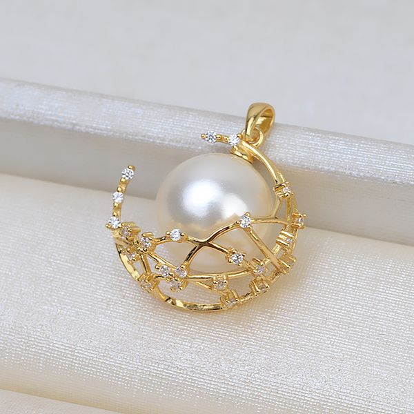 new s925 silver star comet pendant setting women's handmade necklace diy pearl 8-10mm empty support accessories semi-finished products, Slivery;crystal
new s925 silver star comet pendant setting women's handmade necklace diy pearl 8-10mm empty support accessories semi-finished products, Slivery;crystal