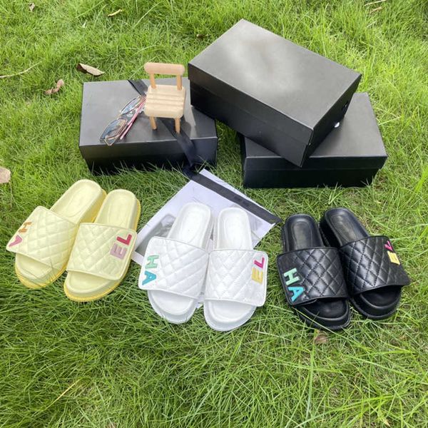 shoes 2023 summer new style small fragrance rhombic candy color letter patch versatile thick sole one word open toe slippers, Black
shoes 2023 summer new style small fragrance rhombic candy color letter patch versatile thick sole one word open toe slippers, Black