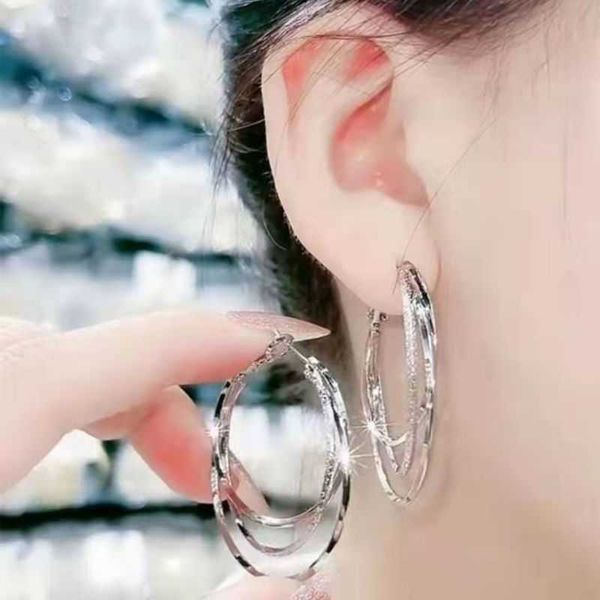 charm multi-layer 2023 new fashion anti-allergy big high-grade sense temperament goddess style exaggerated earrings, Golden
charm multi-layer 2023 new fashion anti-allergy big high-grade sense temperament goddess style exaggerated earrings, Golden