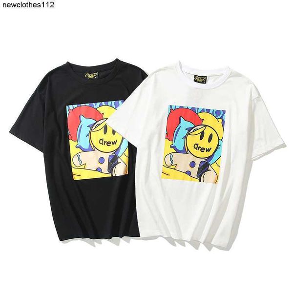 designer spring summer new smiling face covering face girl gingerbread man pattern round neck pullover men women with short sleeves, White;black
designer spring summer new smiling face covering face girl gingerbread man pattern round neck pullover men women with short sleeves, White;black