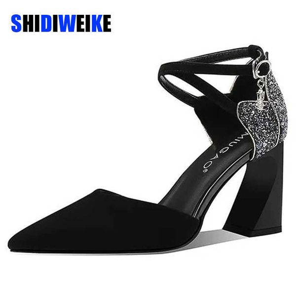 sdwk 7cm summer women sandals cross-tied high heels dress shoes ladies pointed toe pumps back bling strange style sandalias 0220, Black
sdwk 7cm summer women sandals cross-tied high heels dress shoes ladies pointed toe pumps back bling strange style sandalias 0220, Black