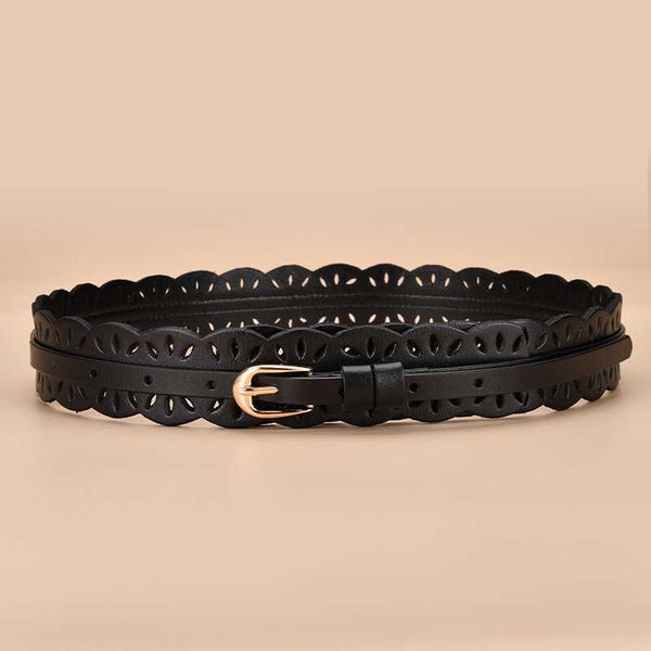 belts 2021 autumn design hollow out cowhide waist belt for women luxury genuine leather jacket coat dress cinture corset strap belt j230220, Black;brown
belts 2021 autumn design hollow out cowhide waist belt for women luxury genuine leather jacket coat dress cinture corset strap belt j230220, Black;brown
