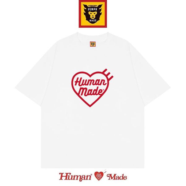 men's t-shirts human made japanese trendy brand fun short-sleeved men's and women's pure cotton design sense niche round neck, White;black
men's t-shirts human made japanese trendy brand fun short-sleeved men's and women's pure cotton design sense niche round neck, White;black