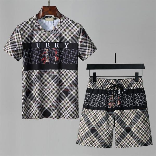 men's tracksuits,tracksuit, tracksuits men's sports t-shirt new style with printed stripe letter shirt casual down short sleeve fa, Gray
men's tracksuits,tracksuit, tracksuits men's sports t-shirt new style with printed stripe letter shirt casual down short sleeve fa, Gray