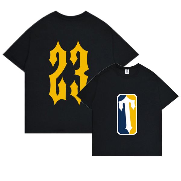 men's t-shirts new brand trapstar designer inclined yellow logo number 23 sports breathable 100% cotton spring/summer streetwear men/wo, White;black
men's t-shirts new brand trapstar designer inclined yellow logo number 23 sports breathable 100% cotton spring/summer streetwear men/wo, White;black