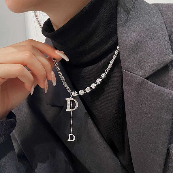 carlidana luxury letter d charm crystal necklace punk silver color stainless steel long chain necklace for women jewelry party
carlidana luxury letter d charm crystal necklace punk silver color stainless steel long chain necklace for women jewelry party