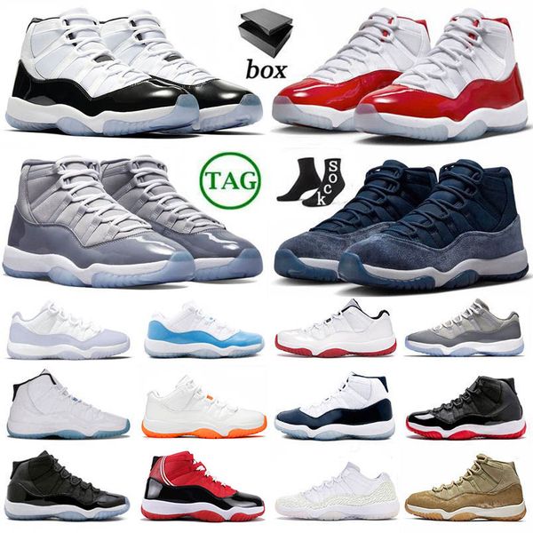 with box cherry 11 basketball shoes men women 11s cool grey cement midnight navy jubilee 25th anniversary gamma blue concord bred low mens t 
with box cherry 11 basketball shoes men women 11s cool grey cement midnight navy jubilee 25th anniversary gamma blue concord bred low mens t