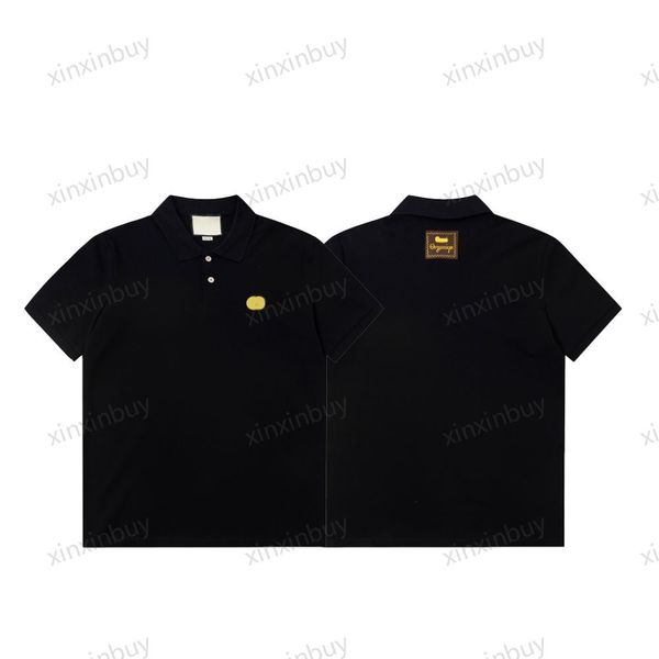 xinxinbuy men designer tee t shirt 23ss paris letter embroidery back label short sleeve cotton women white black gray xs-2xl, Black;brown
xinxinbuy men designer tee t shirt 23ss paris letter embroidery back label short sleeve cotton women white black gray xs-2xl, Black;brown