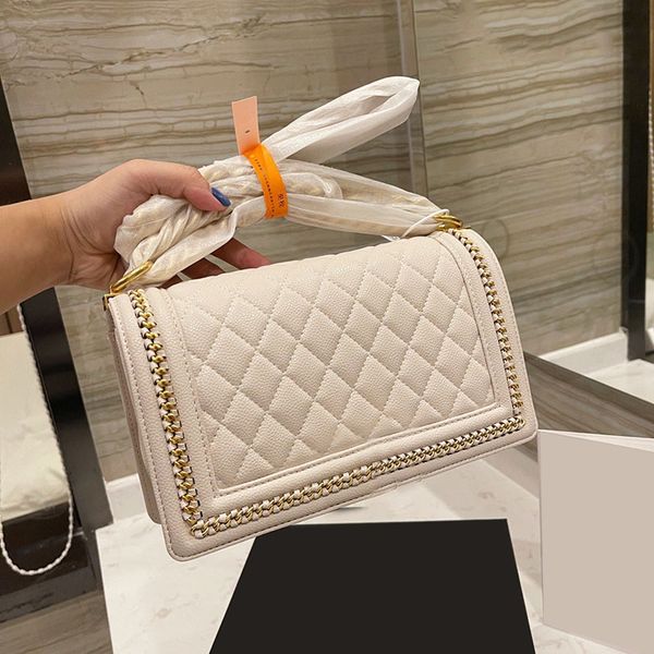 classic flap caviar calfskin leather bags chain cross body shoulder girls boy fashion famous luxury designer handbags brave chain purse clut
classic flap caviar calfskin leather bags chain cross body shoulder girls boy fashion famous luxury designer handbags brave chain purse clut